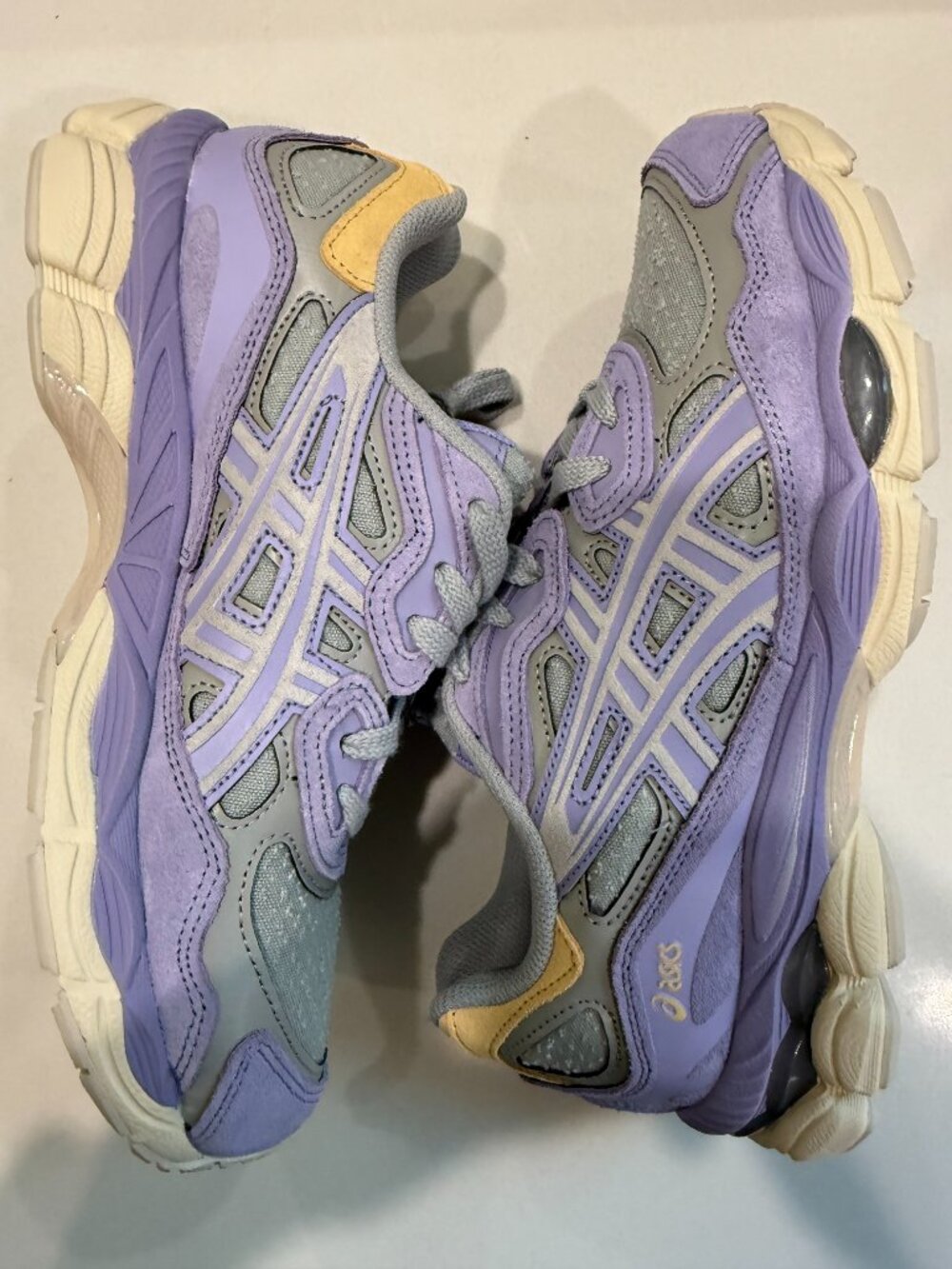 ASICS GEL-NYC Piedmont Grey Bluebell 1203A826-020 Men 6.5 Women 8 NIB - Picture 5 of 8
